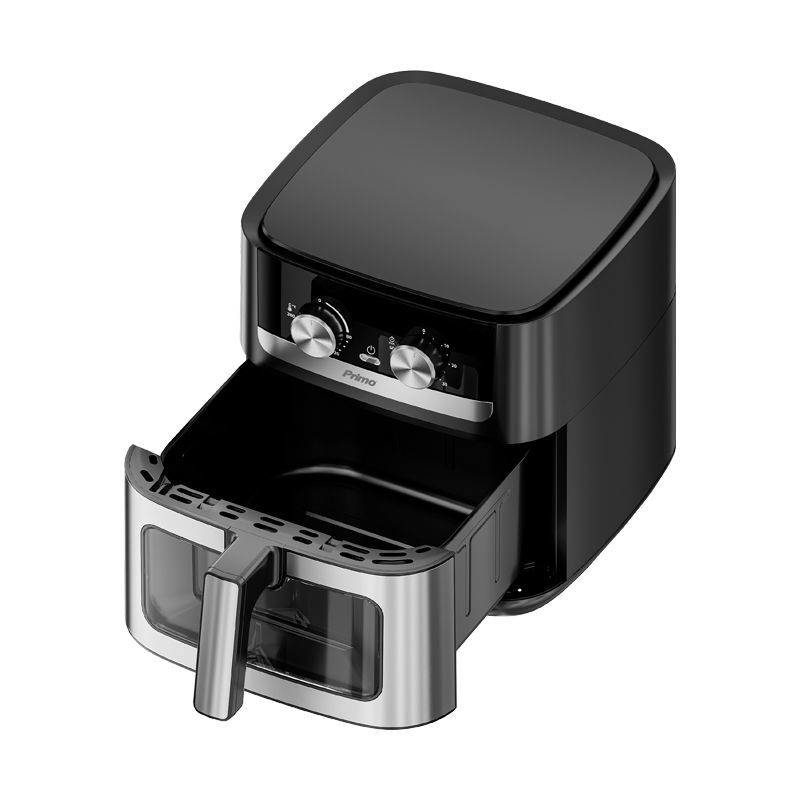 Primo PRAF-40567 Φριτέζα Αέρος Mechanical 8L 1800W Inox/Μαύρη (400567 Primo PRAF-40567 Φριτέζα Αέρος Mechanical 8L 1800W Inox/Μαύρη (400567